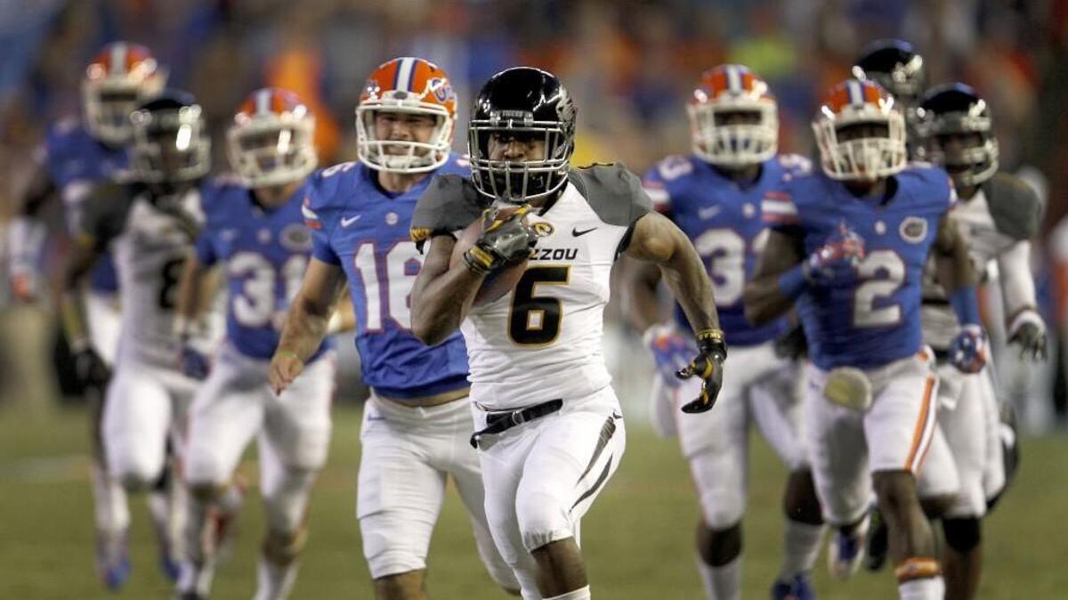 
Marcus Murray left the Florida Gators in his dust on a kickoff return for a touchdown last season in Gainesville, Fla.

