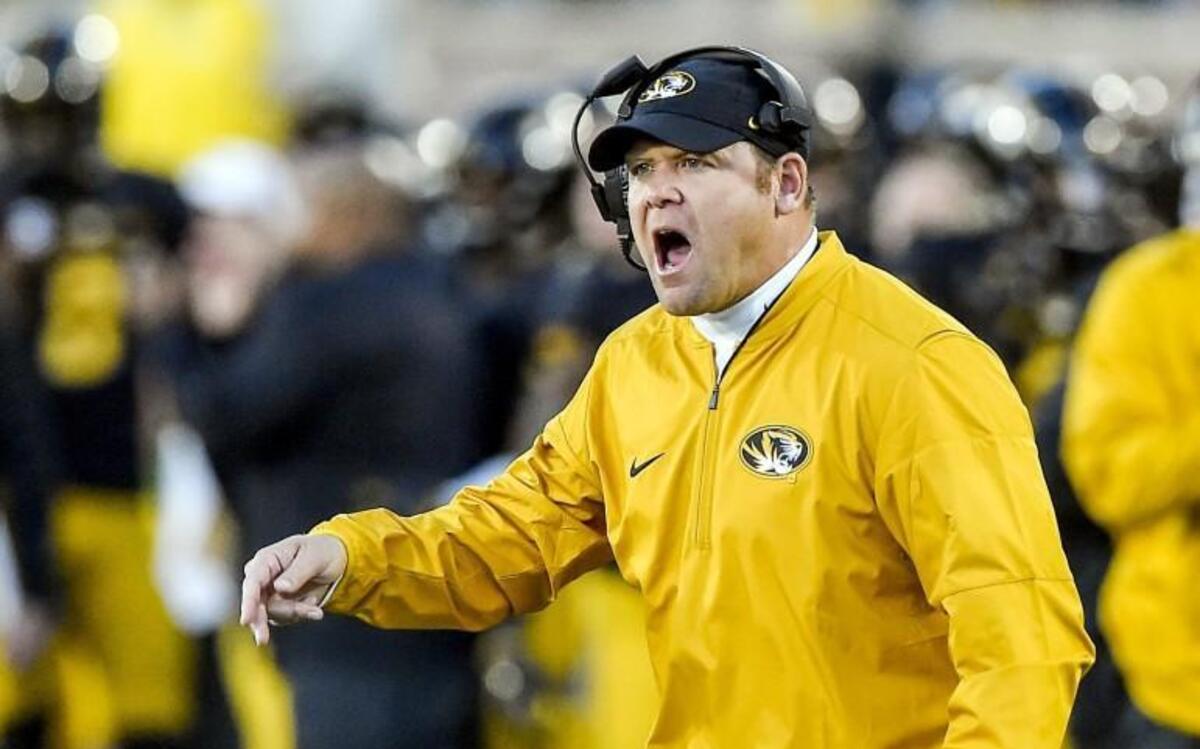 Missouri Tigers head coach Barry Odom.
