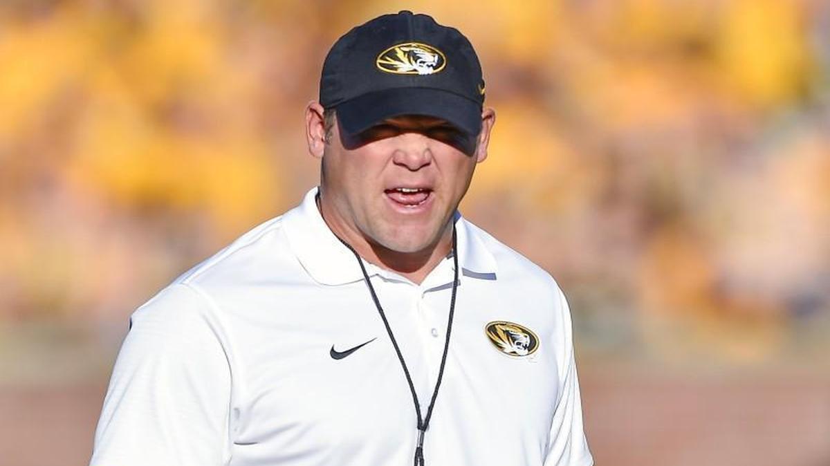 Missouri Tigers head coach Barry Odom.