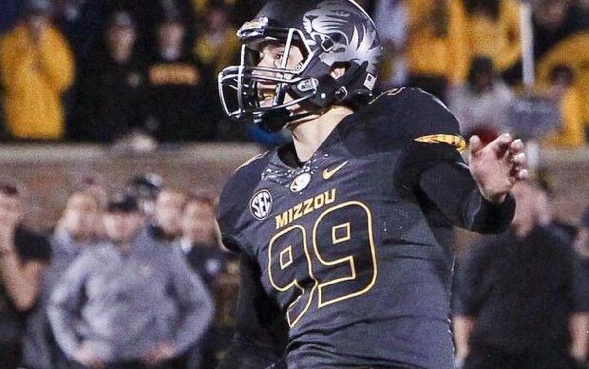 
Missouri Tigers kicker Andrew Baggett is listed first on the chart
