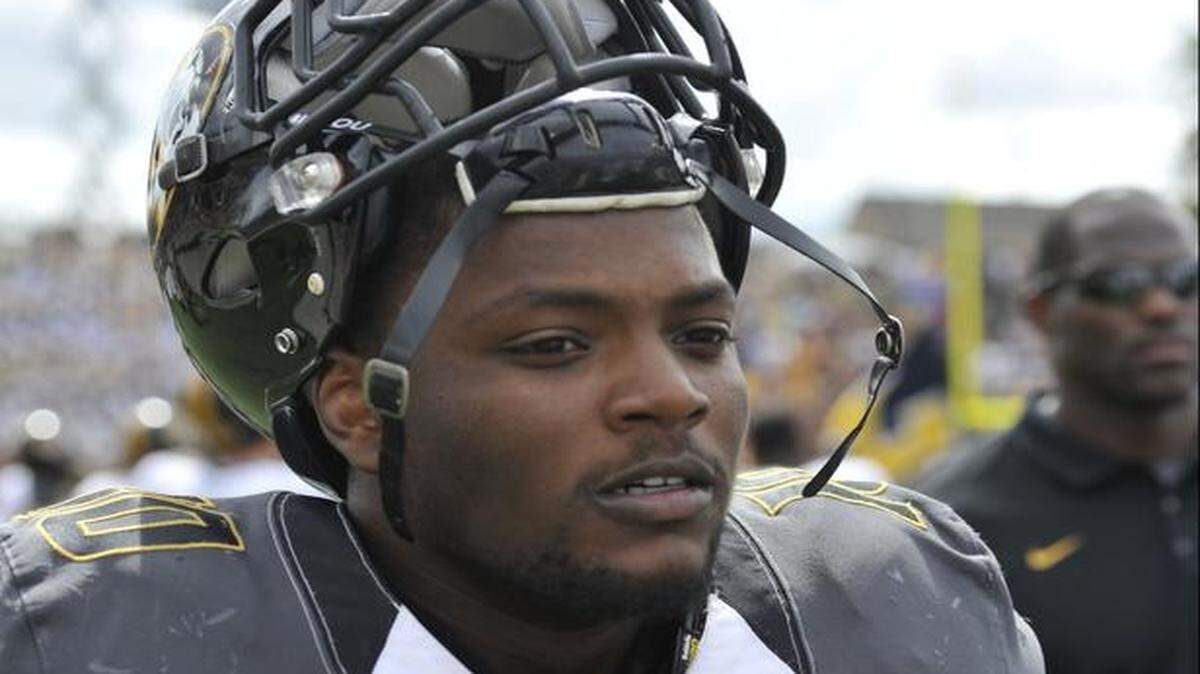 
Missouri linebacker Kentrell Brothers
