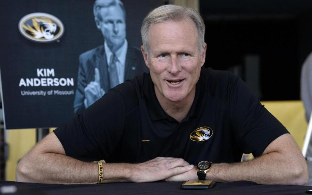Missouri coach Kim Anderson.