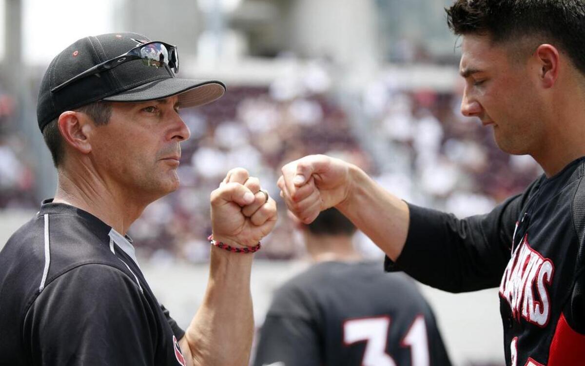 Steve Bieser (left) is the new baseball coach at Missouri after leading Southeast Missouri State to the NCAA Tournament this season.