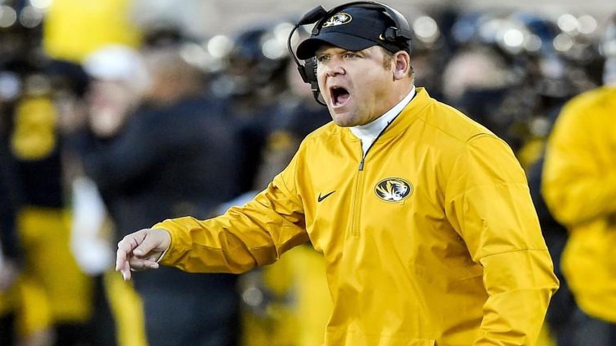 Missouri Tigers head coach Barry Odom.