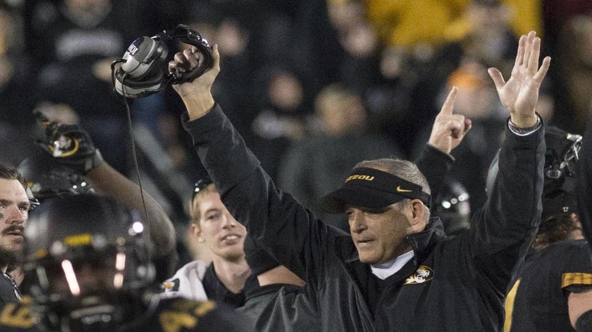 
Gary Pinkel is looking to celebrate a third straight SEC East title.
