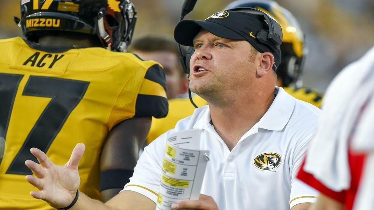 Missouri Tigers head coach Barry Odom.