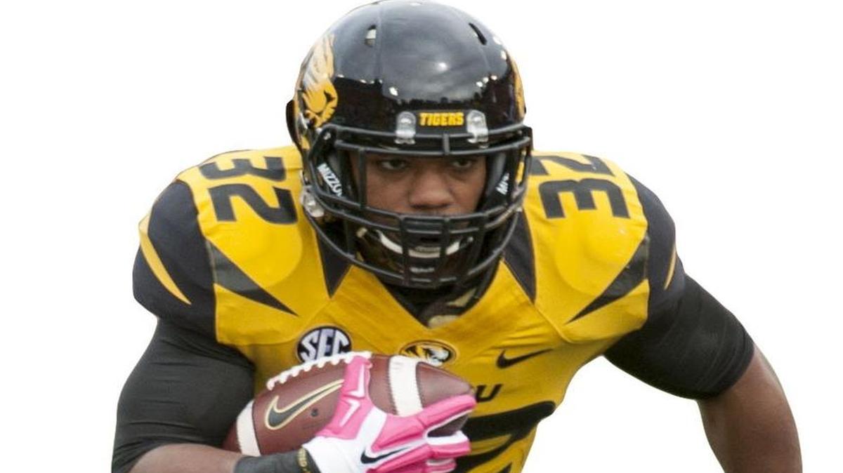 
Missouri running back Russell Hansbrough 
