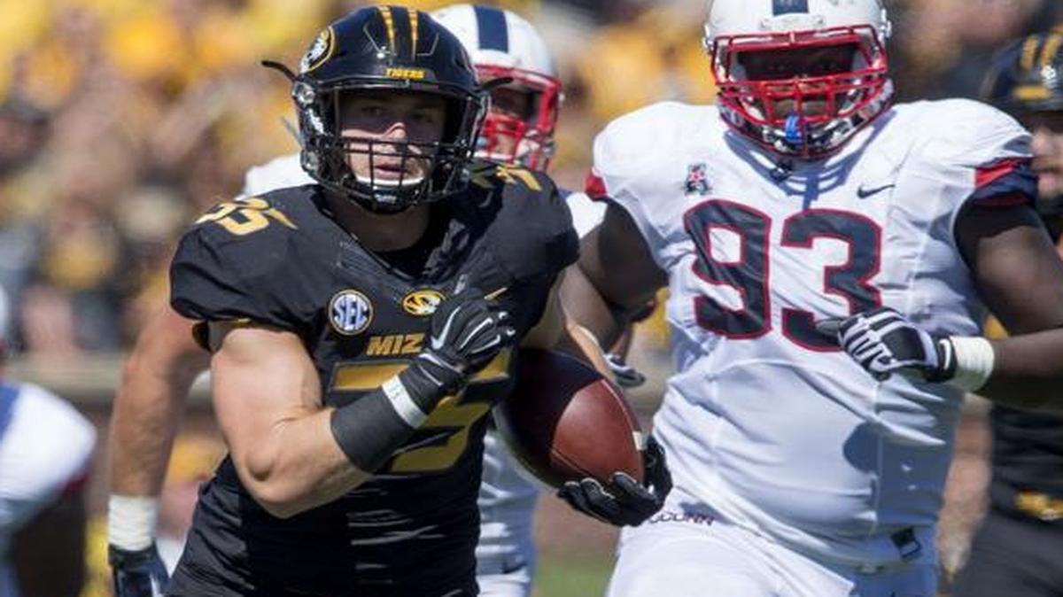 
Mizzou will need more plays like Tyler Hunt’s 50-yard reception against Connecticut on Saturday if it wants to win a third consecutive SEC East title, but coach Gary Pinkel wants the team to focus on games, not titles.
