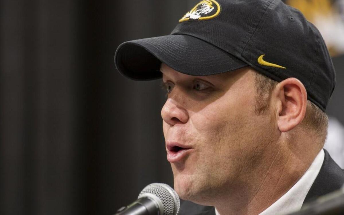 New Missouri football coach Barry Odom is hoping to usher in a better year for the Tigers’ offense — and it starts with the offensive line.