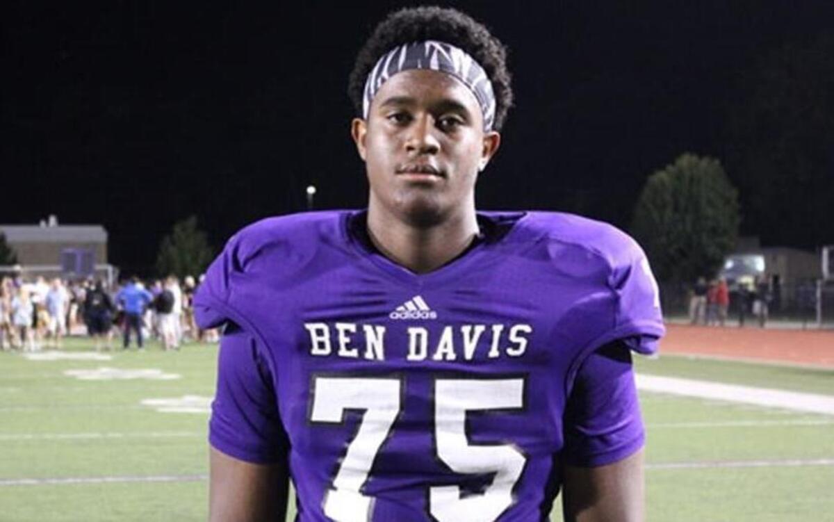 Tackle Pompey Coleman, from Ben Davis High in Indianapolis, enrolled early at Missouri and participated in spring practice.