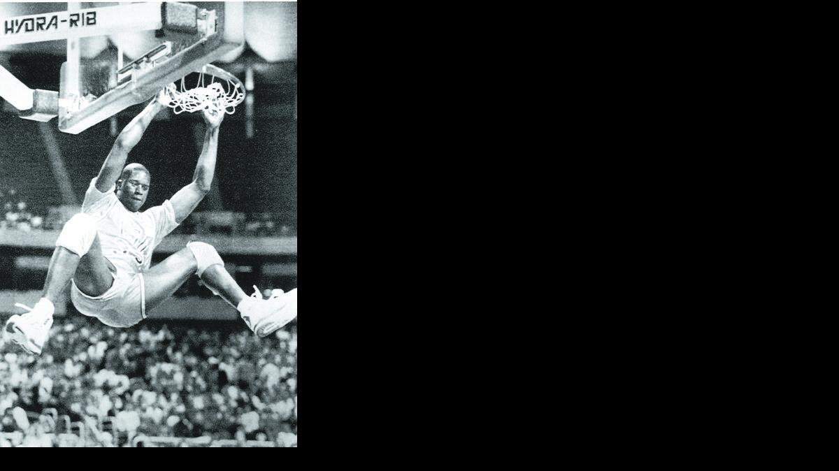 
Shaquille O'Neal went on to become an NBA superstar but he said in his book, “Shaq Uncut,” that his days at LSU (above) were “the best three years of my life.”
