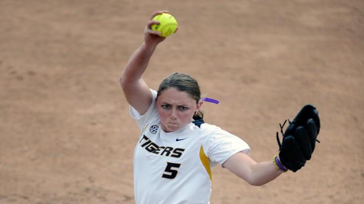 
Missouri sophomore starter Tori Finucane picked up the victory on Saturday against Kansas and improved to 21-8 on the season. She struck out four and walked in seven innings of work for the Tigers. The two teams will meet again on Sunday with the regional title on the line.
