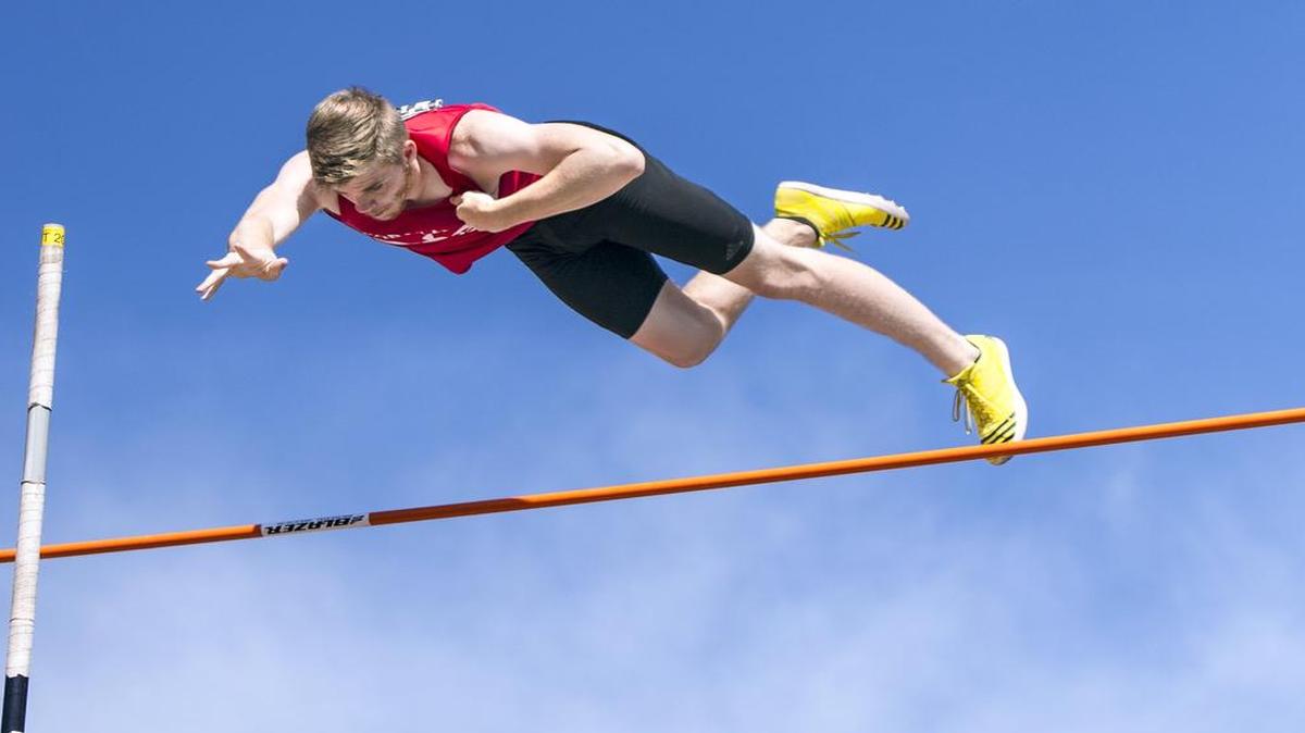 Christopher Nilsen of Park Hill High School won his second straight Missouri Class 5 pole vault state championship.