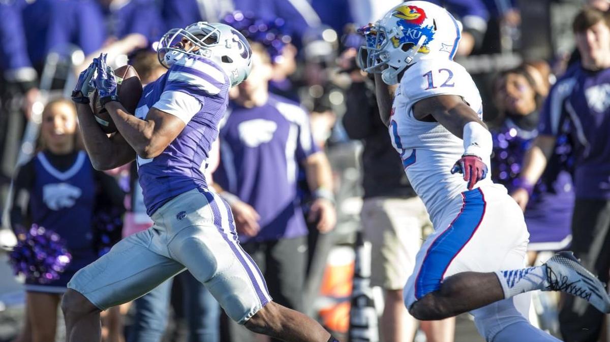 Kansas State and Kansas meet this Saturday in Lawrence; next year’s Sunflower Showdown will take place in Manhattan, on Nov. 26, 2016.