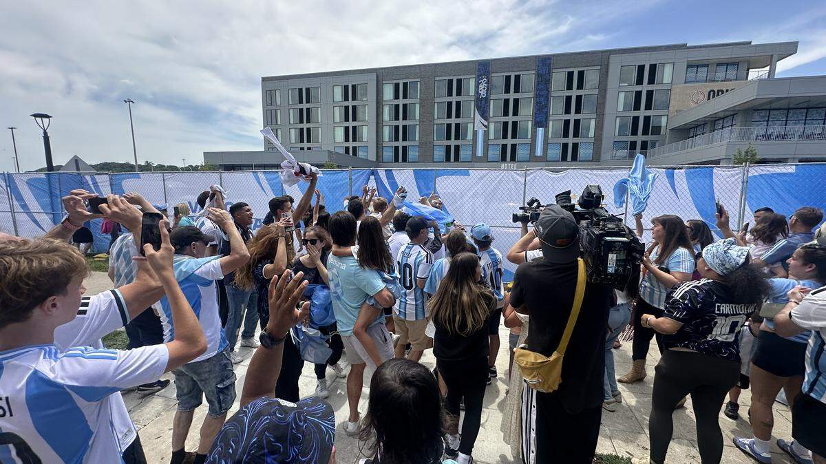 Argentina FIFA World Cup Fan Rally in Kansas City