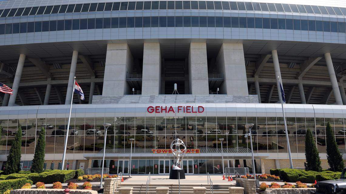 KANSAS CITY, MISSOURI - APRIL 21: A general view of Arrowhead Stadium ahead of the 2026 World Cup at Kansas City Stadium on April 21, 2026 in Kansas City, Missouri.  