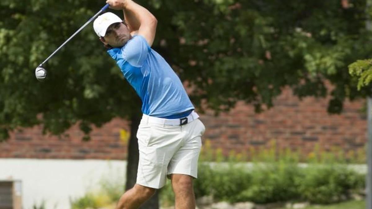 UMKC senior Antoine Rozner shot a 2-under-par 70 and was tied for second place Monday after the first round of the NCAA men’s golf regional in Stillwater, Okla.
