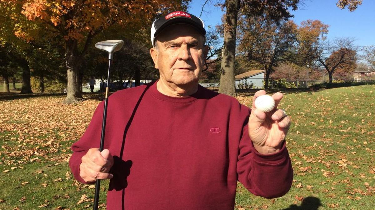 Russell White has made three holes in one ... all since turning 70. He took up golf as a stress reliever in his middle 40s.