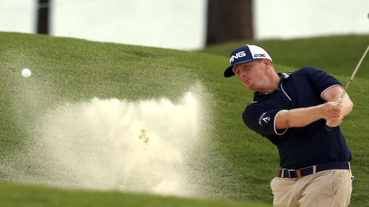 
Martin Piller, shown here at July’s Barbasol Championship in Alabama, is having a good run at Web.com Tour’s Digital Ally Open this week. He shares the lead after the second round with Shane Bertsch.
