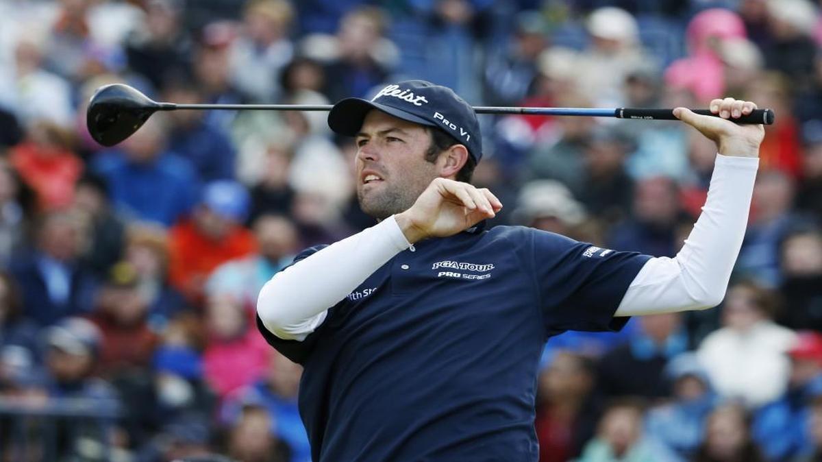 
Robert Streb has been one of the most consistent players on the PGA Tour this season and hopes to finish at the top of the Tour Championship this week. In July, he watched his drive from the 17th tee during the third round at the British Open.
