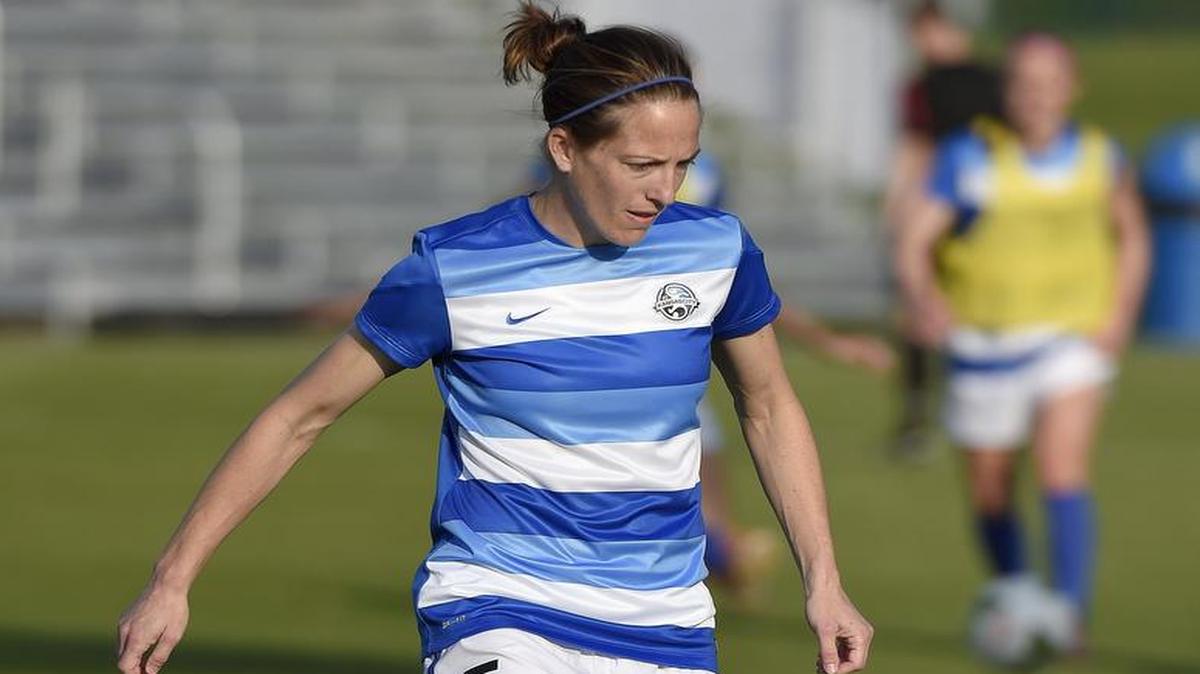 
FC Kansas City forward Liz Bogus (seen here at Swope Soccer Village in Kansas City) scored the only goal away facing the Western New York Flash in Rochester.

