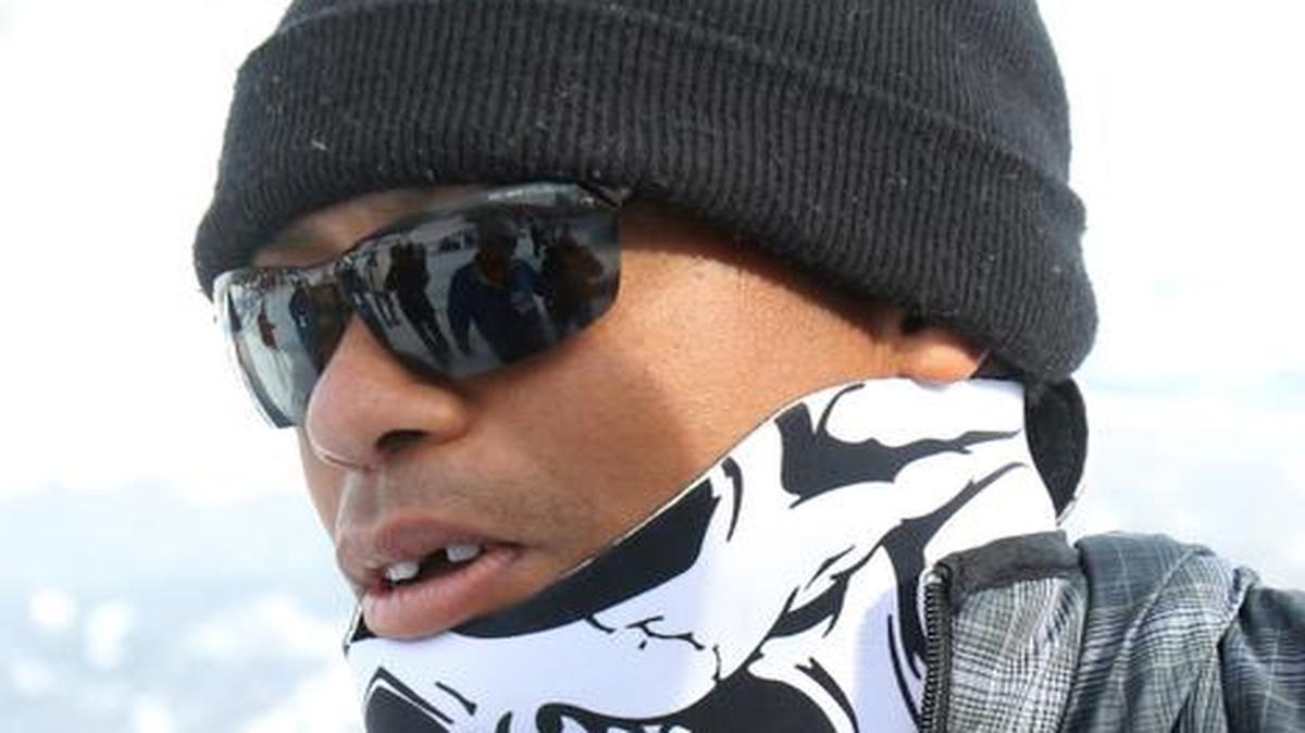 
Tiger Woods was missing a little something at the finish area of an alpine ski event in Cortina d’Ampezzo, Italy.
