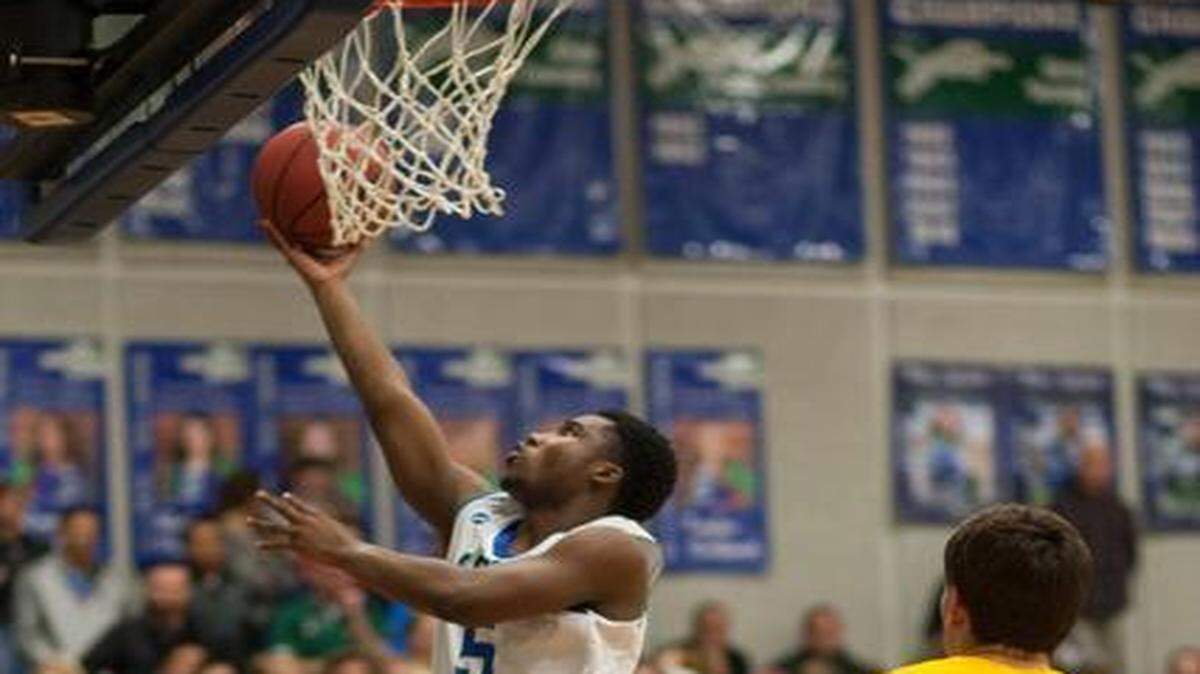 
Blue Spring South’s KJ Robinson sliced his way to the basket for two points against Columbia Rock Bridge on Thursday night.


