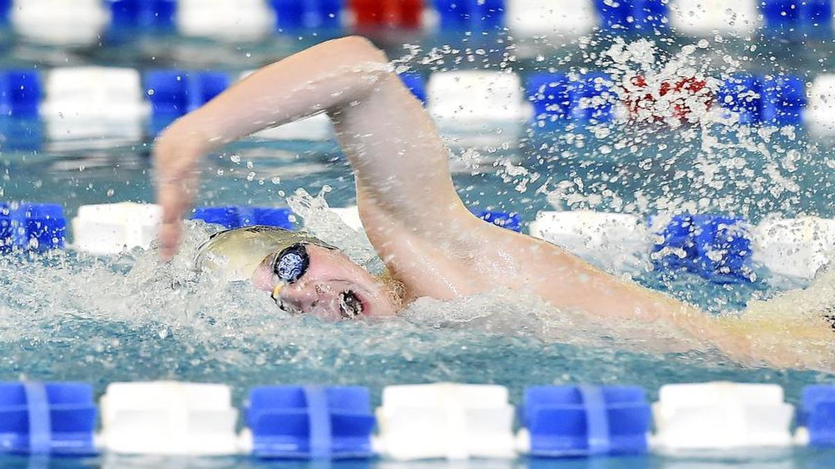 Blue Valley North’s Will Vance competed last year in the 200-yard freestyle at the Kansas Class 6A state meet in Topeka. He’ll compete on Saturday in the Eastern Kansas League meet.
