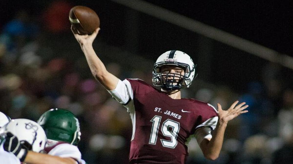 Sammy Wheeler, a Kansas State commit who plays quarterback at St. James Academy, is one of the Kansas City area’s top 15 high school football recruits, according to Jeremy Crabtree of espn.com