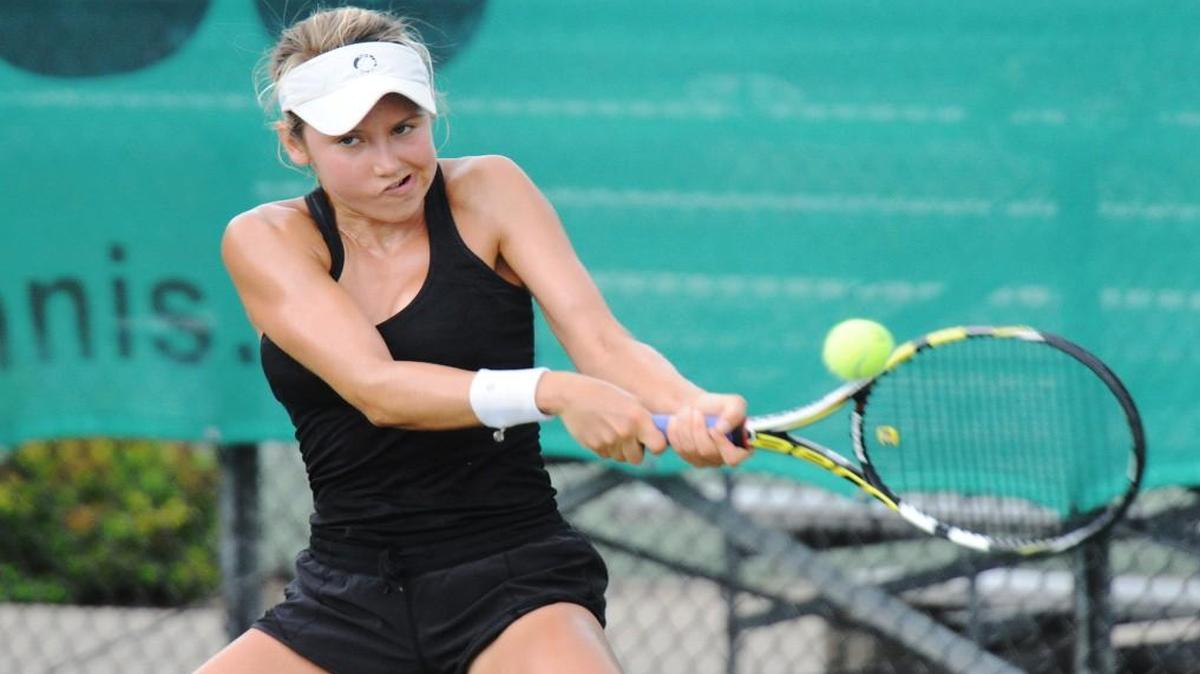 Coming into this week's Missouri Class 2 high school tennis championships, Notre Dame de Sion senior Margo Gerke (pictured in June 2015) and junior Catherine Henne are 21-3 as a doubles team, with all three losses to out-of-state competition.