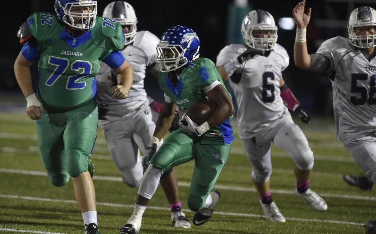 Speedster Jerome Hawkins will be an offensive weapon this season for Blue Springs South, the Missouri Class 6 defending state champion.