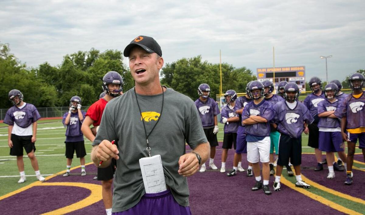 Blue Springs football coach Kelly Donohoe has led the Wildcats to four state championships.