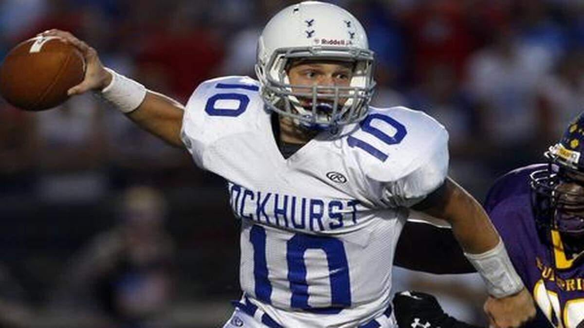 
Rockhurst quarterback T.J. Green.
