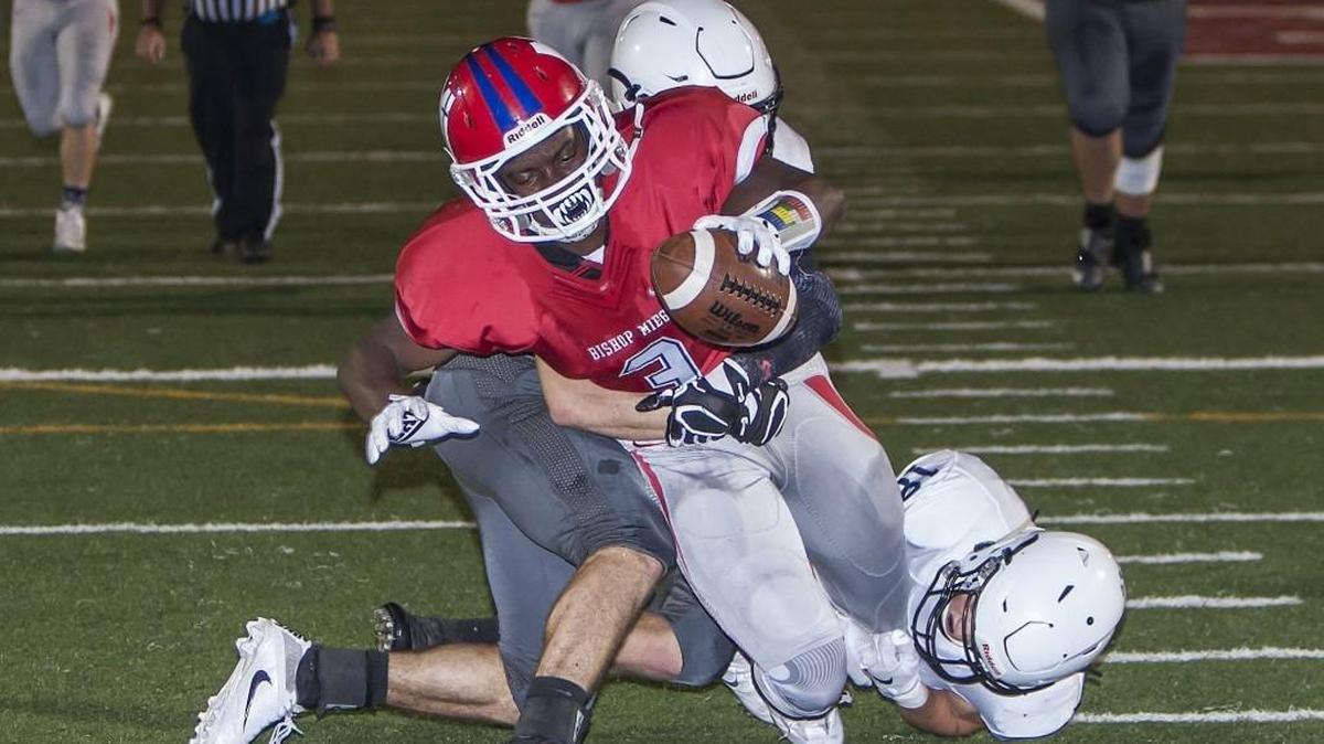 Jafar Armstron and Bishop Miege recorded their first shutout of the season last week with a 51-0 victory over Eudora.