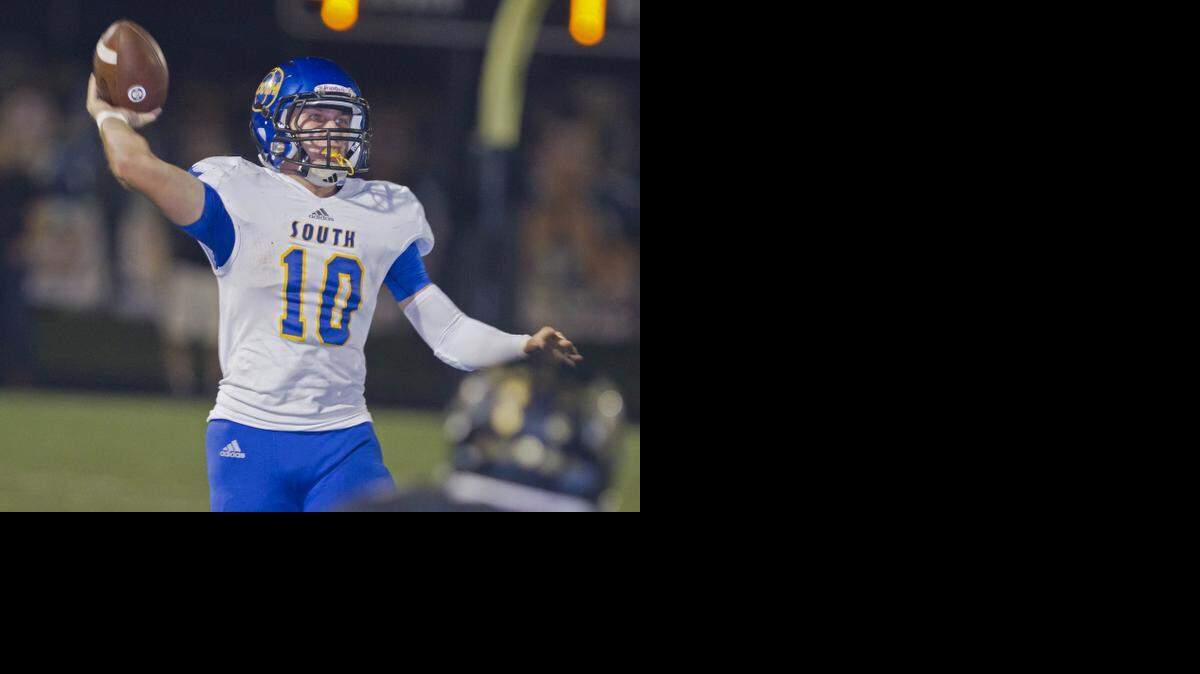 
Olathe South’s Jake Seurer and his Falcon teammates will square off on Friday night against Shawnee Mission West in a Kansas Class 6A regional. Olathe South won the regular season matchup 31-21, but SM West has won four consecutive games since that loss. Olathe South is 7-2. SM West is 5-4.

