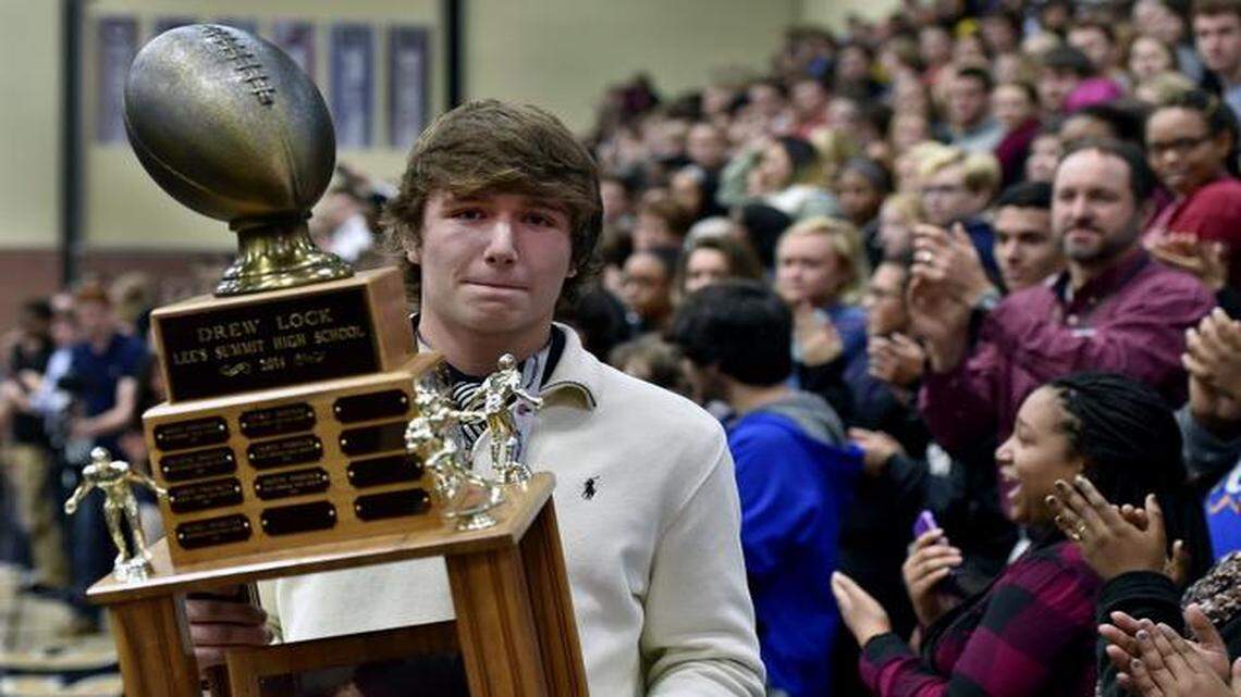
The 2014 winner of Thomas A. Simone Award was announced Tuesday morning, and Drew Lock of Lee’s Summit High School picked up the trophy.
