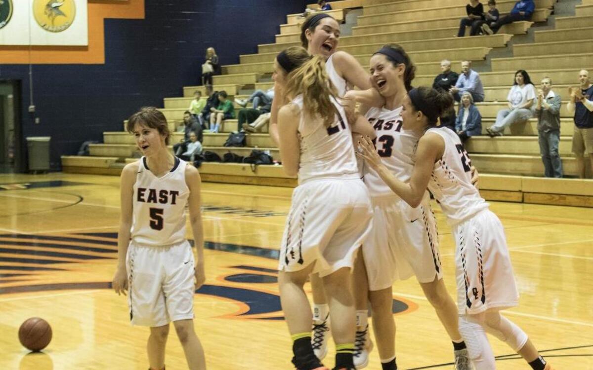 Members of the Olathe East girls basketball team came into the substate final Friday prepared and motivated and came out with a victory over Blue Valley North.