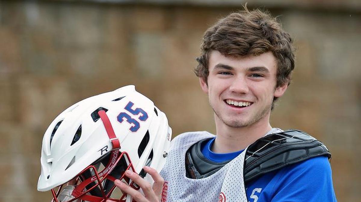 
William Esrey, 17, a junior at Pembroke Hill, plays lacrosse and golf during the spring season. 
