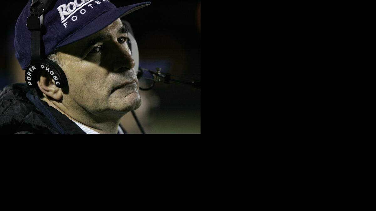 
Rockhurst High School football coach Tony Severino and his Hawklets, 10-1, play host to Blue Springs, 8-3, tonight in a Missouri Class 6 playoff game. The action starts at 7 p.m.
