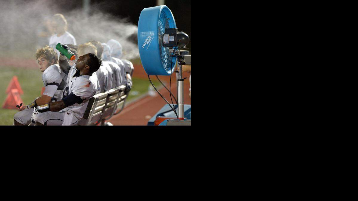 
The heat was an issue at last year’s game between Lee’s Summit West and Staley.
