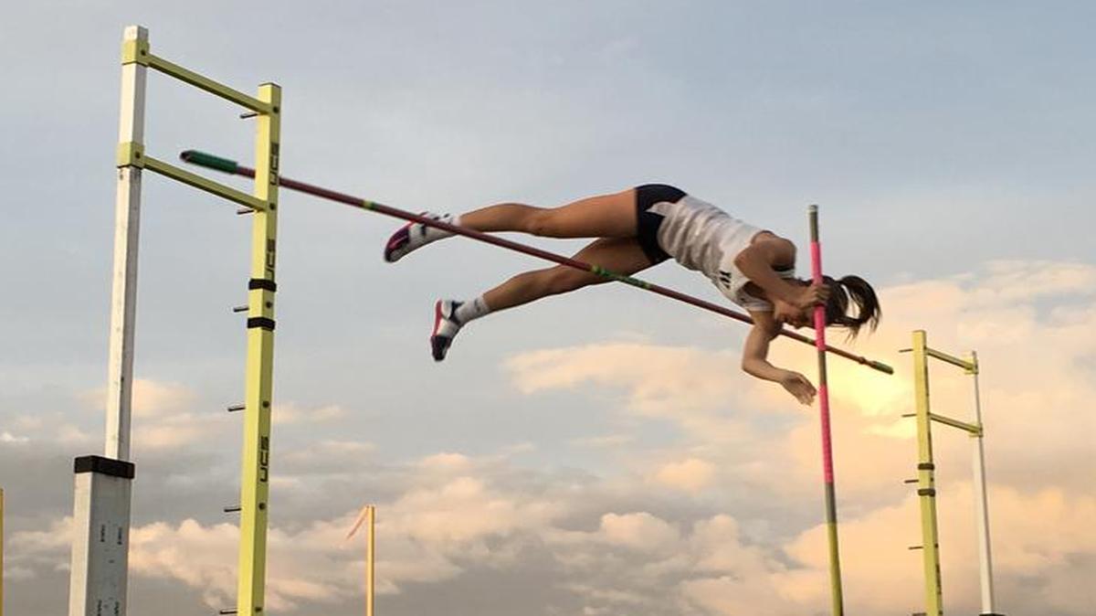 Nicole Kallenberger of Lee’s Summit West has the best girls pole vault mark in Missouri this spring. She cleared 12 feet, 6 inches last weekend in a meet.