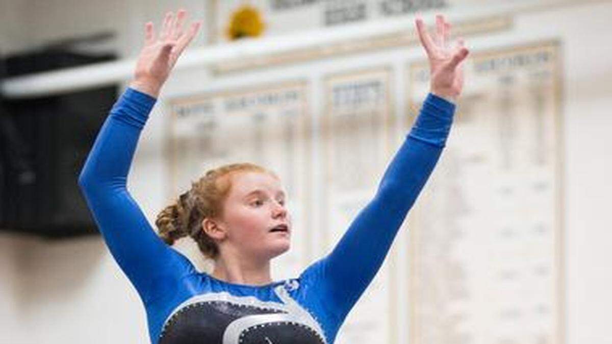 
Defending state champion Jessie Payne of Olathe Northwest finished second in the all-around Saturday.
