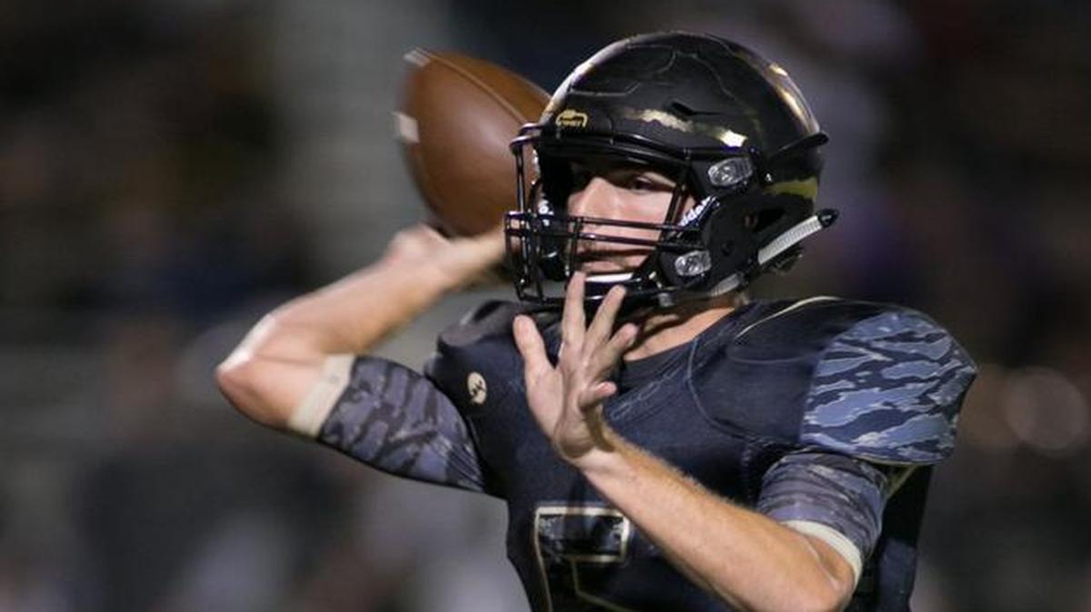 Lee’s Summit quarerback Dalton Hill passed for 375 yards and five touchdowns and rushed for 91 yards and another score Friday.
