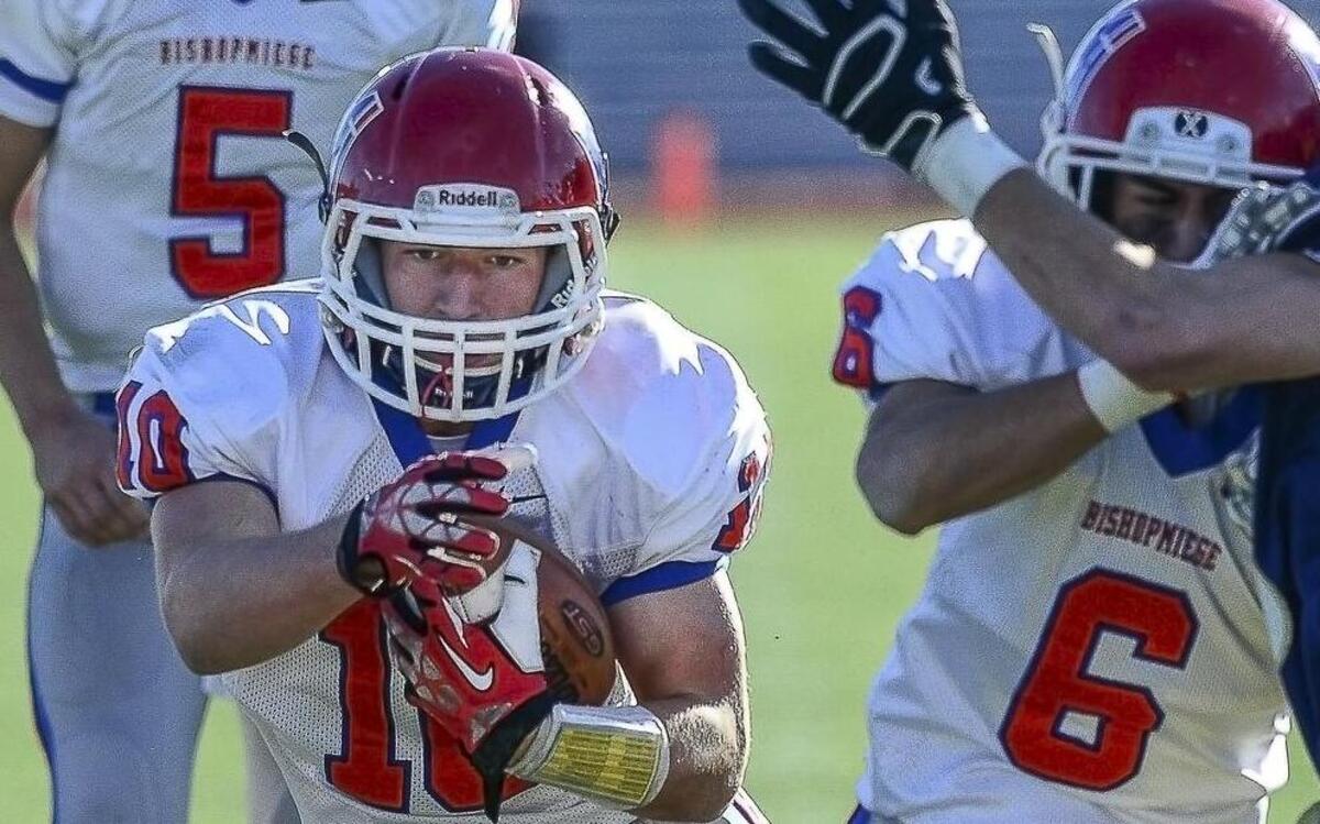 Dawson Downing scored three touchdowns last week in the Stags’ victory over Louisburg.