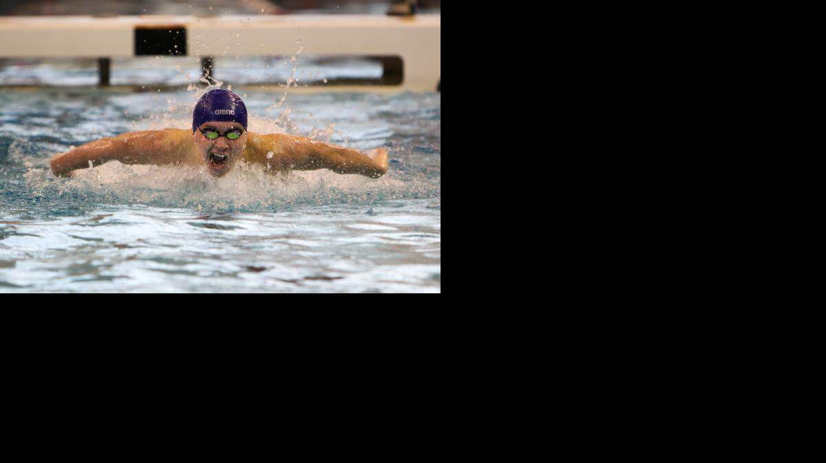 
Rockhurst junior AJ Iseman competed in the 100-yard butterfly on Saturday at the MSHSAA Swimming and Diving Championships at the Rec-Plex in St. Peters, Mo. Iseman finished first in the race in 50.91 seconds.
