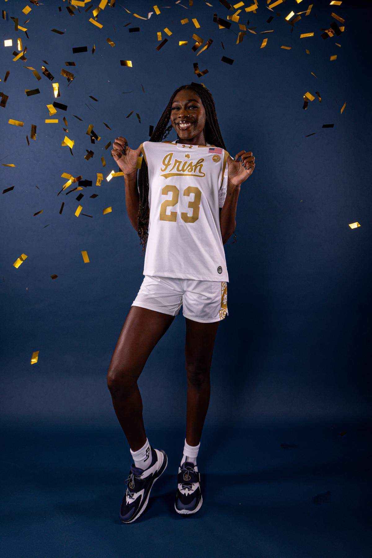 Olathe South star Eve Long committed to Notre Dame as a five-star forward and one of the most covered recruits in the 2027 class.