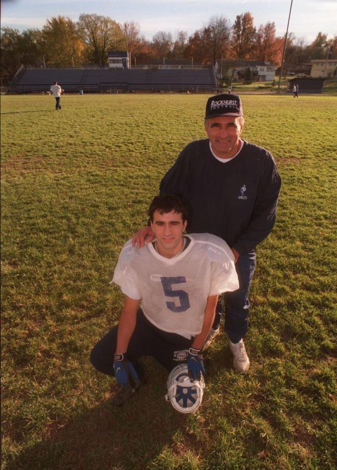 One of Severino’s greatest joys during his decades at Rockhurst has been coaching his three sons, including Brandon, his youngest.