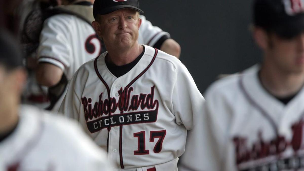 Dennis Hurla finished with a 352-135 overall record as baseball coach at Bishop Ward.