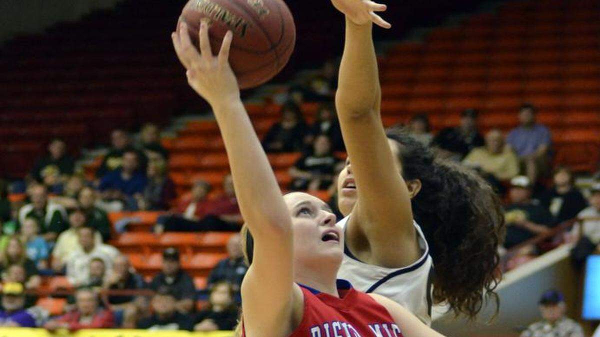 
Madeline Homoly led Bishop Miege to its second straight state title.

