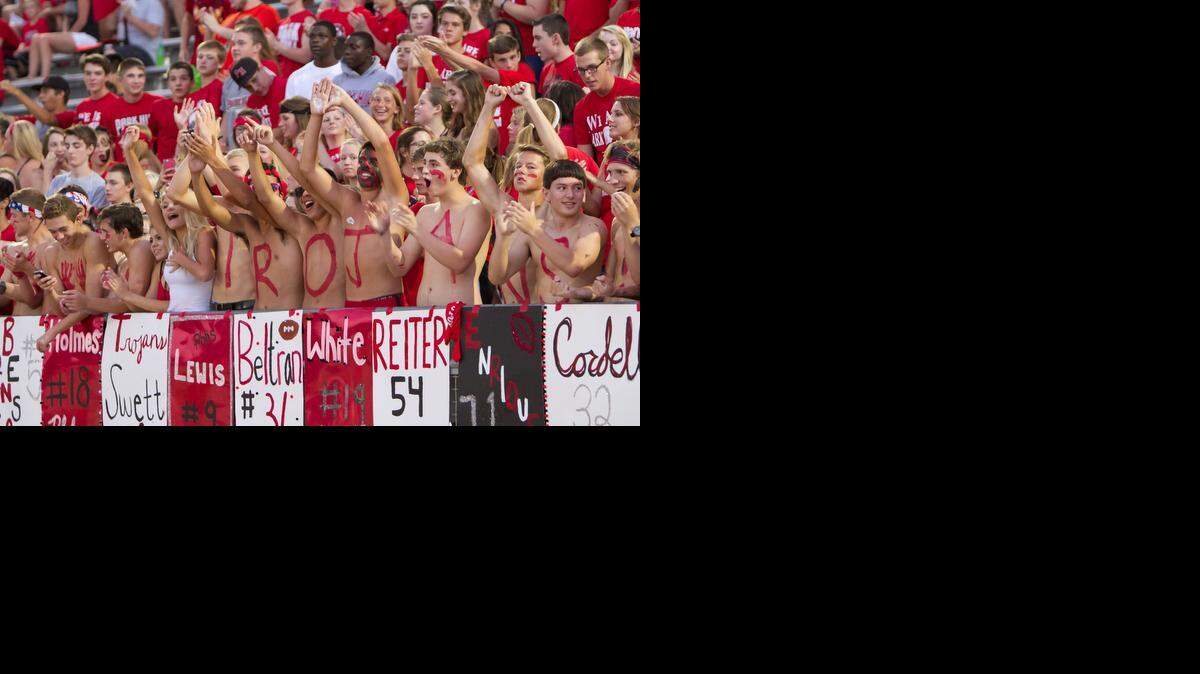 
Park Hill fans had lots to celebrate Friday as their Trojans got the season started by routing Blue Springs South. 
